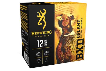 BROWNING AMMUNITION 12 Ga 2 3/4 in 1 3/8 oz #6 Shot BXD Upland Extra Distance 25/Box