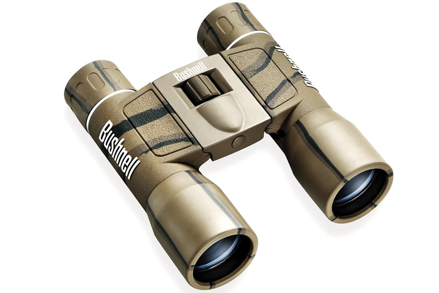 BUSHNELL 16X32 CAMO ROOF PRISM COMPACT BINOCULARS