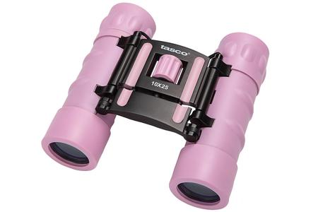 BUSHNELL Essentials 10X25 Pink Roof Compact Binoculars