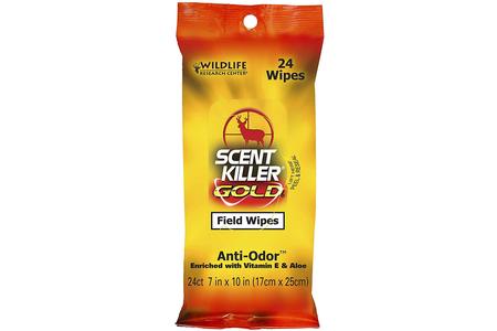 SCENT KILLER GOLD FIELD WIPES ANTI-ODOR