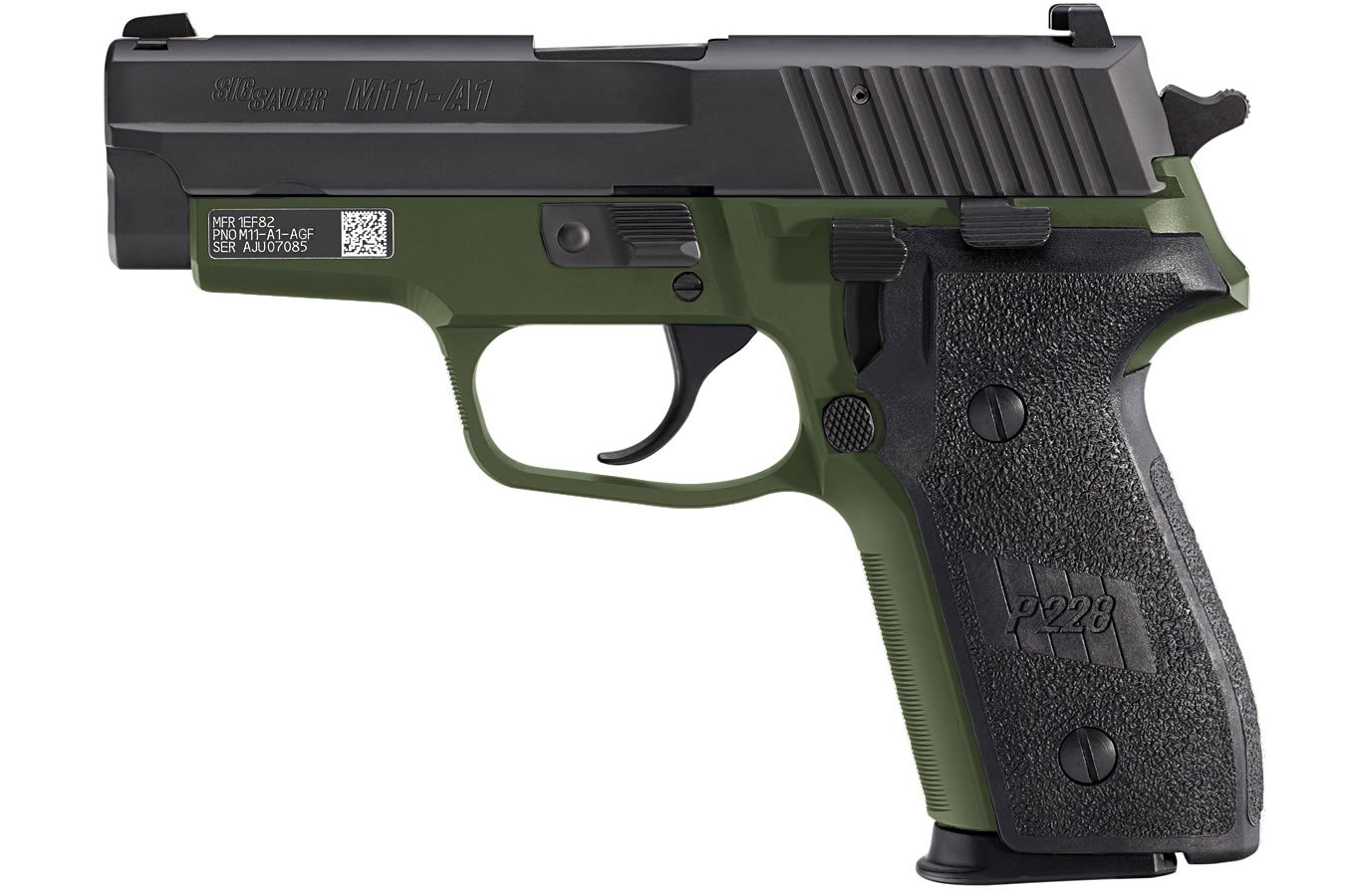 SIG SAUER M11-A1 9MM ARMY GREEN ANODIZED