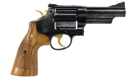 SMITH AND WESSON Model 29 44 Magnum with Unfluted Cylinder and Gold Accents