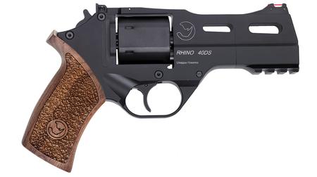 CHIAPPA Rhino 40DS 40SW Revolver with 4-inch Barrel and Black Finish