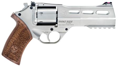 CHIAPPA White Rhino 50DS 40SW Revolver with 5-inch Barrel and Brushed Nickel Finish