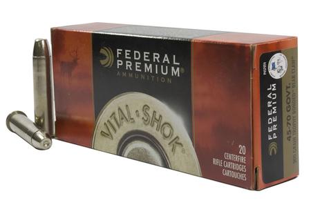 FEDERAL AMMUNITION 45-70 Govt 300 gr Trophy Bonded Bear Claw Vital-Shok 20/Box