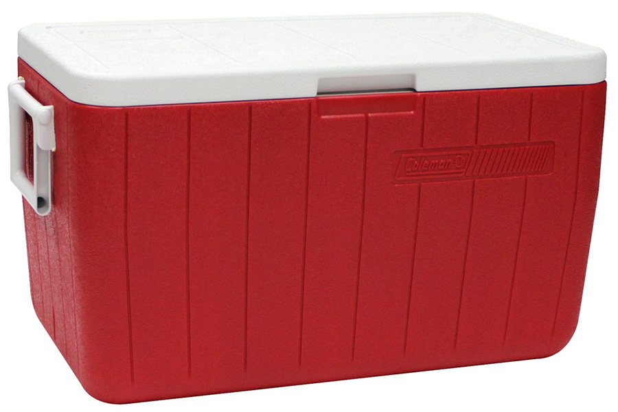 COLEMAN COOLER 48QT RED NO TRAY GLB C004