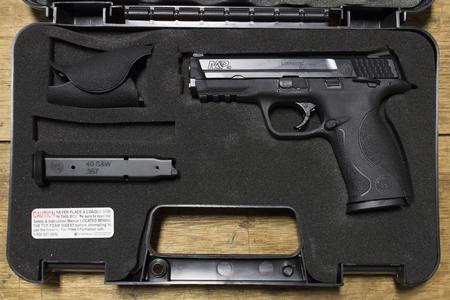 SMITH AND WESSON MP40 40SW Full-Size Used Pistol with Thumb Safety, Original Box and 2 Magazines (Very Good Condition)