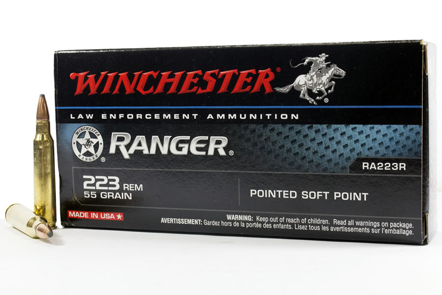 WINCHESTER AMMO 223 REM 55 GR POINTED SOFT POINT