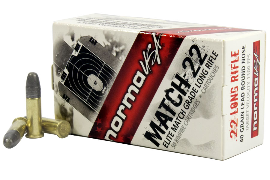 NORMA USA 22 LR 40 GR LRN MATCH