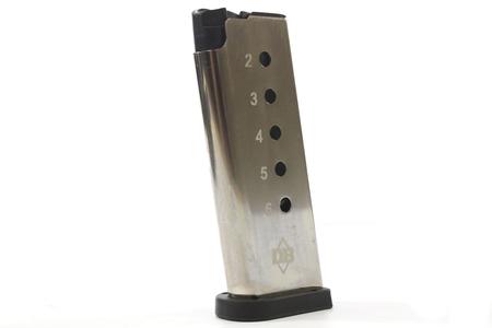 DIAMONDBACK DB380 380 ACP 6-Round Factory Magazine with Nickel Finish