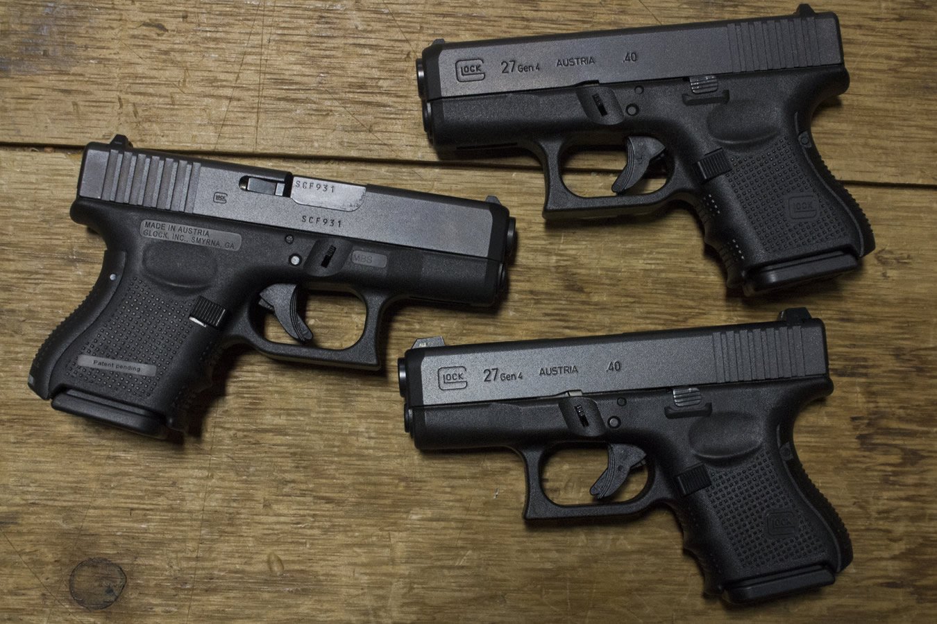 Glock 27 Gen4 40 S&W Police Trade-ins (Very Good Condition)
