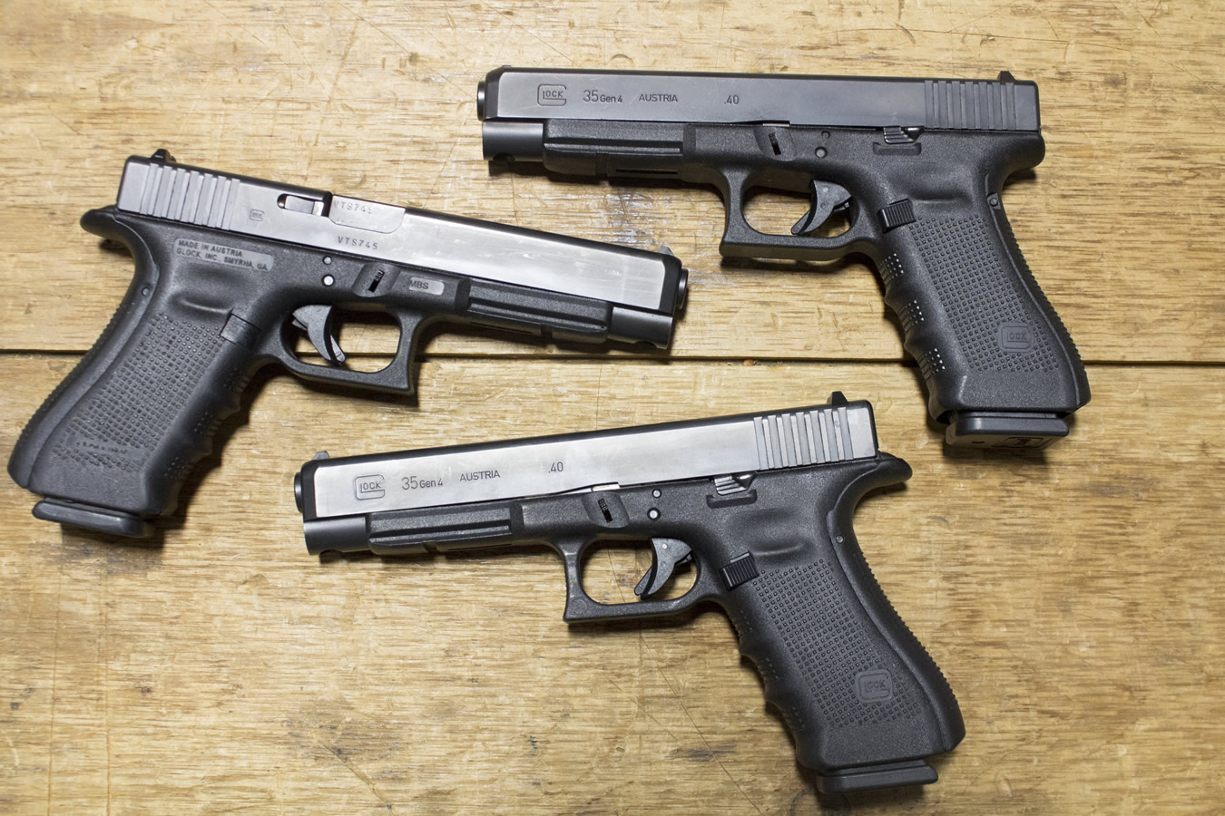 Glock 35 Gen4 40 S&W Competition Police Trade-ins (Fair Condition)