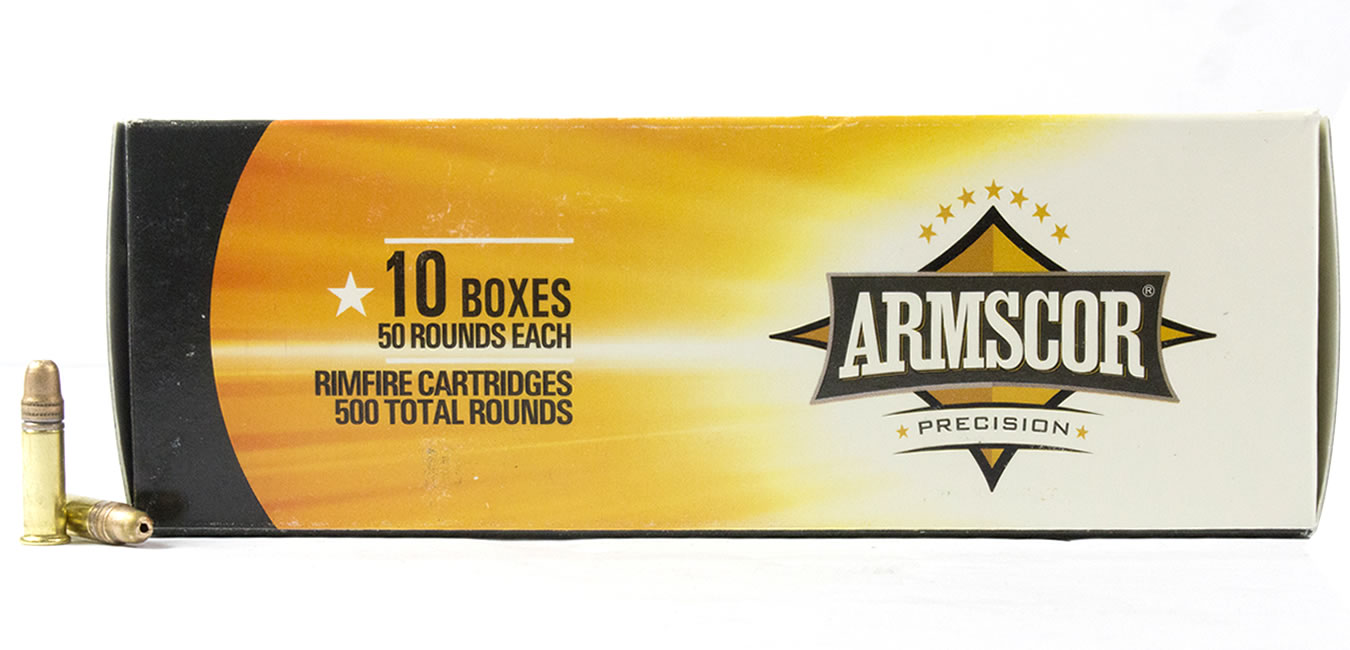 ARMSCOR 22 LR 36 GR JHP PRECISION