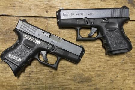 GLOCK 26 Gen3 9mm Police Trade-ins (Very Good)