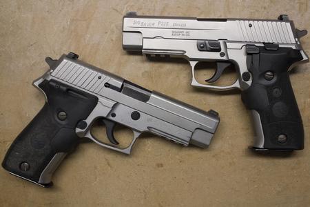 SIG SAUER P226R Stainless 40SW DA/SA Police Trade-ins with Crimson Trace Lasergrips (Good Condition)
