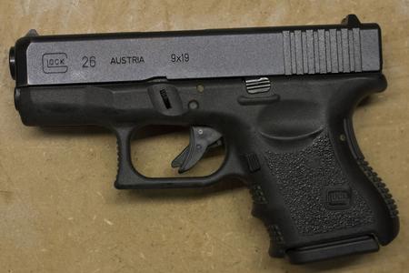 GLOCK 26 Gen3 9mm Police Trade-ins (Good)