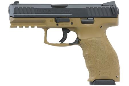 H  K VP40 40SW Flat Dark Earth (FDE) with Night Sights