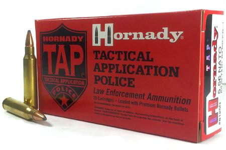 HORNADY 5.56 NATO 62 gr Soft Point TAP Barrier Trade Ammo 20/Box