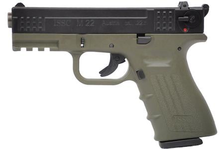 LEGACY ISSC M22 22LR Green/Black Rimfire Pistol