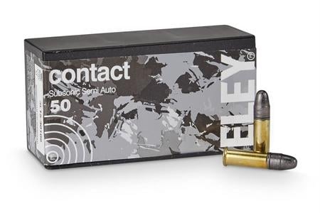 ELEY 22LR 42 gr Round Nose Contact Subsonic 50/Box