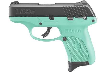 RUGER LC9s 9mm Centerfire Pistol with Turquoise Frame