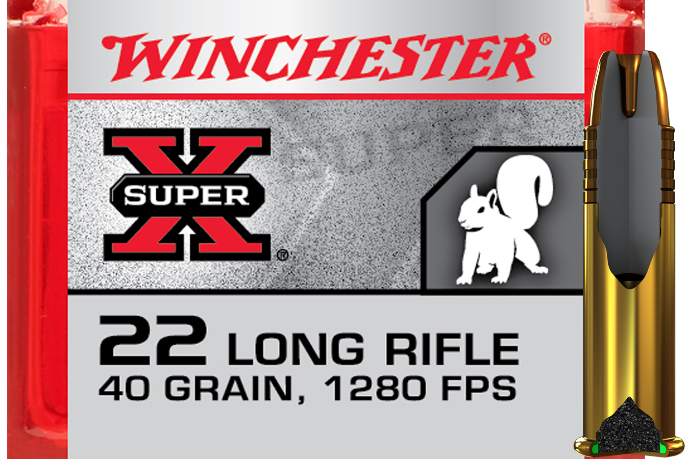 WINCHESTER AMMO 22 LR 40 GR POWER-POINT RNCP SUPER-X