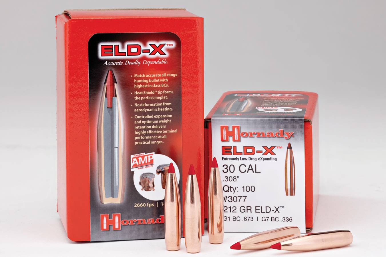 HORNADY 30 CAL .308 212 GR ELD-X