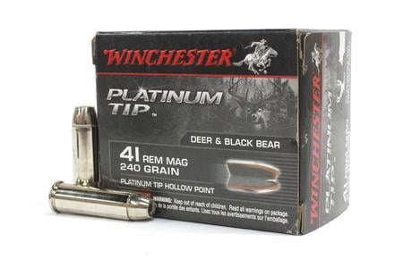 41 MAG 240 GR PLATINUM TIP HOLLOW POINT