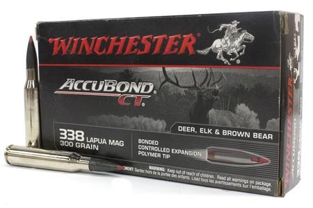 338 LAPUA MAG 300 GR ACCUBOND CT EXPEDITION BIG GAME