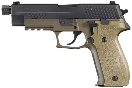 P226 COMBAT 9MM FDE WITH THREADED BARREL