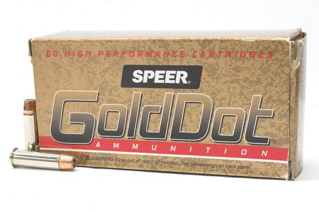 SPEER AMMUNITION 38 Special+P 135 gr Hollow Point Gold Dot Trade Ammo 50/Box
