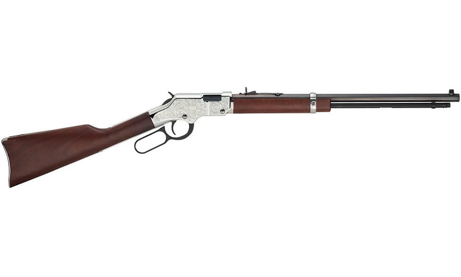 Henry Silver Eagle 22 Mag Engraved Lever Action Heirloom Rifle