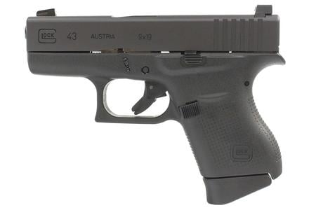 GLOCK 43 9mm Single Stack Pistol with Dead Ringer Night Sights