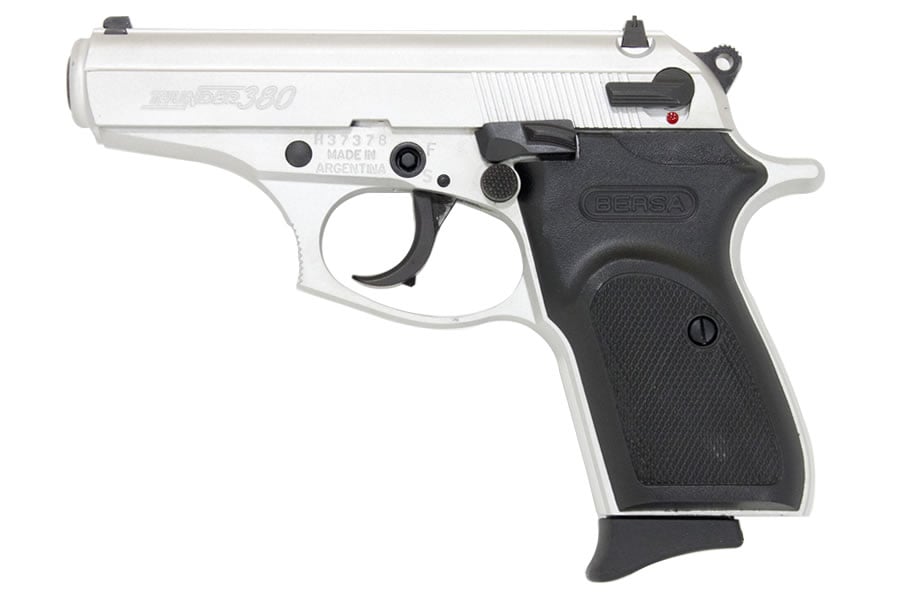 No. 6 Best Selling: BERSA THUNDER 380 NICKEL  8 ROUND MAGAZINE