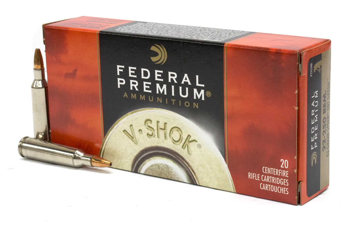 FEDERAL AMMUNITION 22-250 REM 43 GR SPEER TNT GREEN VITAL-SHOK