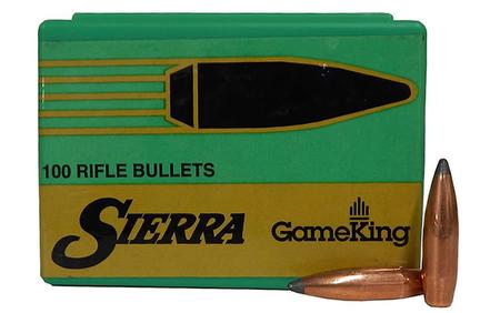 SIERRA BULLETS 22 Cal (.224) 55 gr SBT GameKing 100/Box