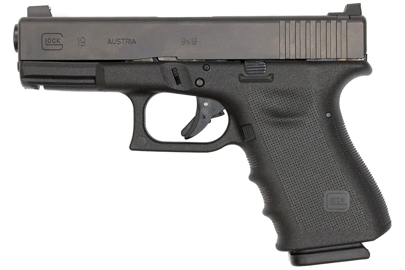 Glock 19 Gen3 9mm 15-Round Vickers Tactical Black Pistol with RTF2 Frame