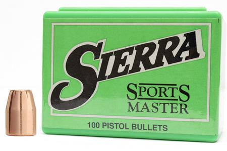 SIERRA BULLETS 10mm (.400) 165 gr JHP Sports Master 100/Box