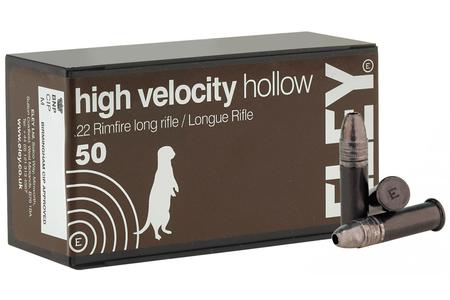 ELEY 22LR 40 gr HP High Velocity Hollow 50/Box