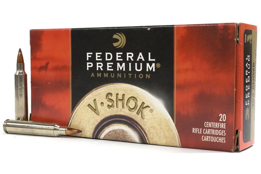 FEDERAL AMMUNITION 204 RUGER 40 GR NOSLER BALLISTIC TIP VITAL-SHOK