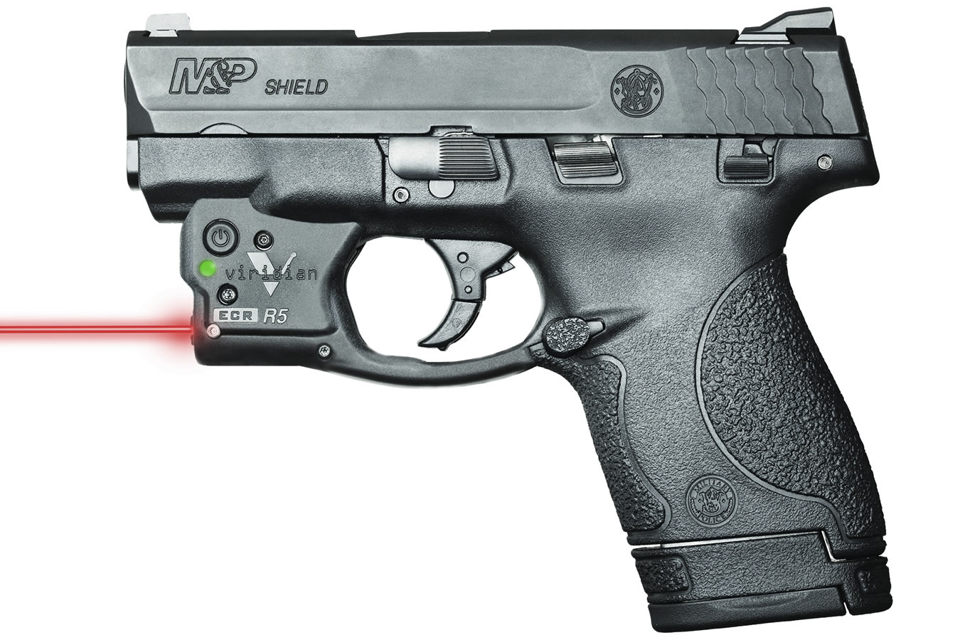 SMITH AND WESSON MP40 SHIELD 40SW PISTOL W/VIRIDIAN LASER