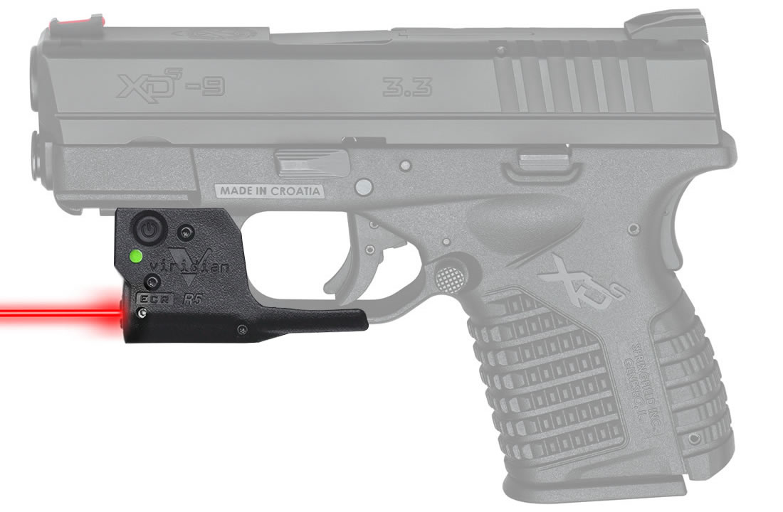 Viridian Reactor R5 Red Laser with Hybrid Holster for Springfield XDS (Bulk Packaging)