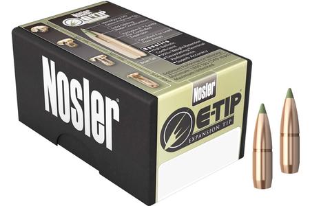 NOSLER 338 Cal (.338) 200 gr Spitzer Point E-Tip 50/Box