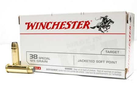 WINCHESTER AMMO 38 Special 125 gr JSP 50/Box