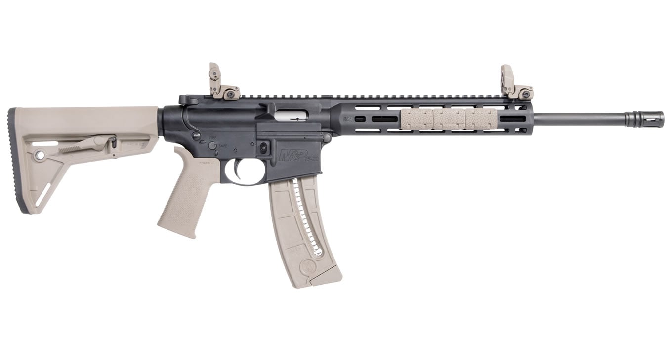 SMITH AND WESSON MP15-22 SPORT MOE SL FDE RIMFIRE RIFLE