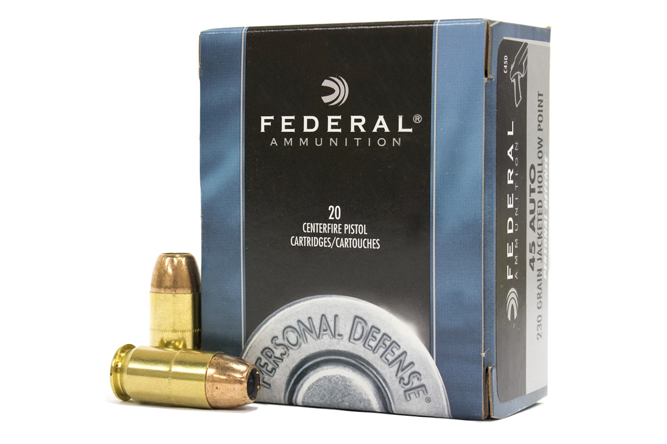 FEDERAL AMMUNITION 45 AUTO 230 GR JHP PERSONAL DEFENSE