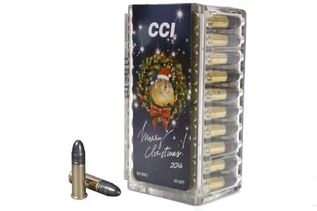 CCI AMMUNITION 22LR 40 gr Lead Round Nose Standard Velocity Merry Christmas 500/Box