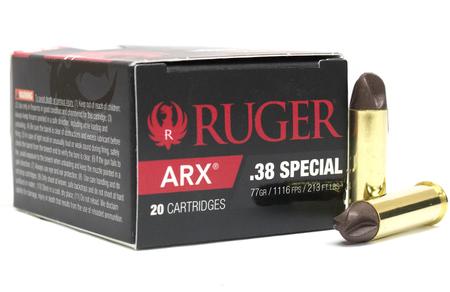 RUGER ARX 38 Special 77 gr ARX Self Defense 20/Box