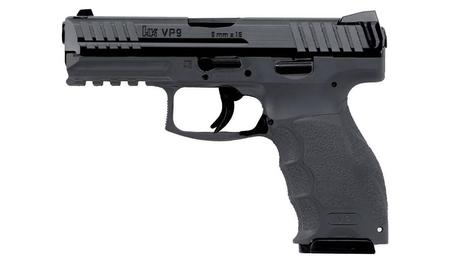 H  K VP9 9mm Striker-Fired Pistol with Grey Frame