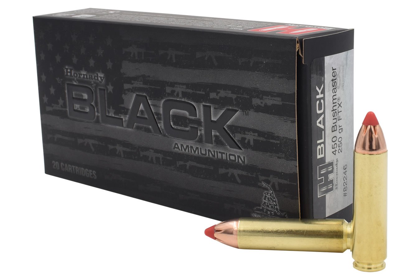 HORNADY 450 BUSHMASTER 250 GR FTX BLACK